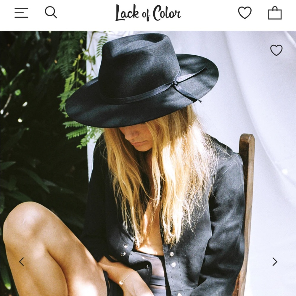 Lack of color hat NWT